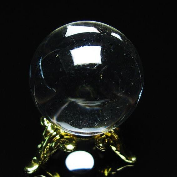 水晶 丸玉 23mm 一点物 おまかせ便 141-7651