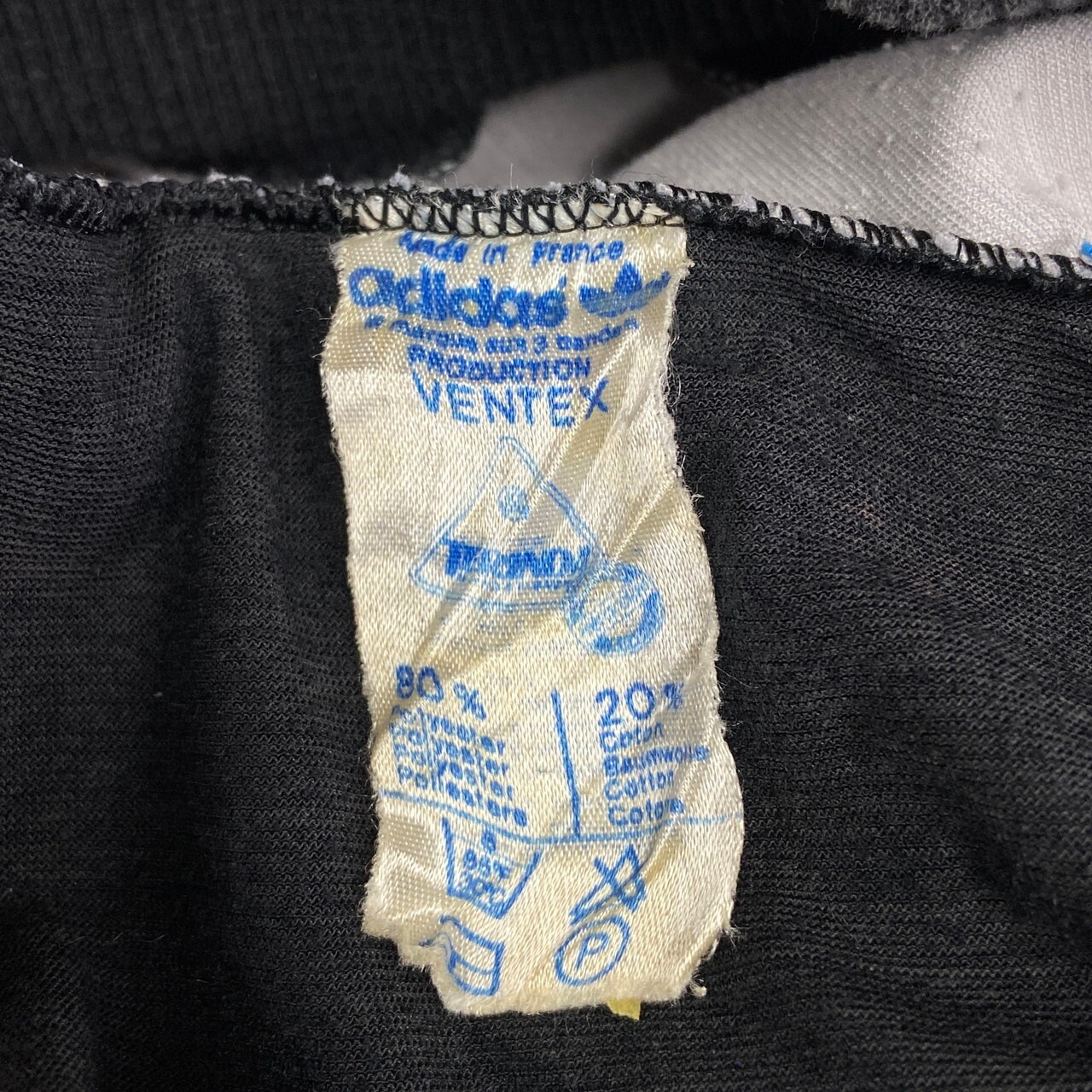 70〜80年代 フランス製 VENTEX社製 adidas アディダス ベロアジャージ 