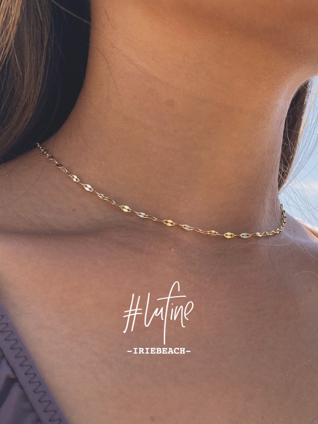 【#lufine】Petal choker necklace