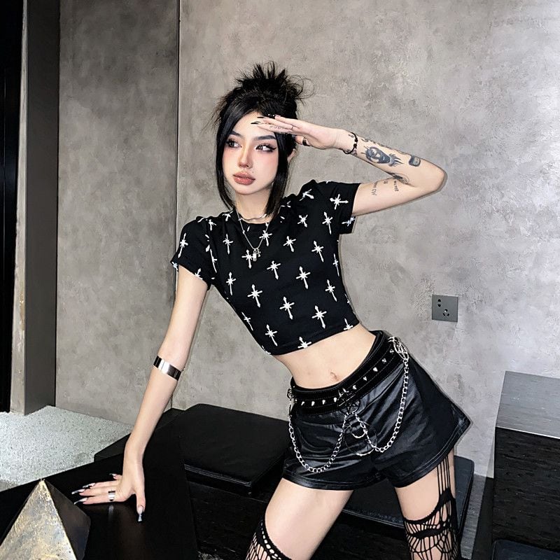 ゴスロリ通販 With U 網ストッキング 透け デザイン パンク系 ロック系