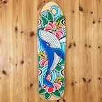 Skateboard Deck（Hibiscus Whale）