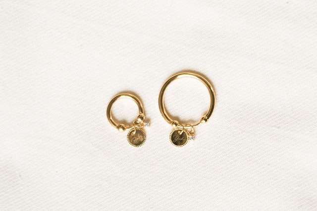 mom&baby pair ring - Charm (K10,K18 gold)