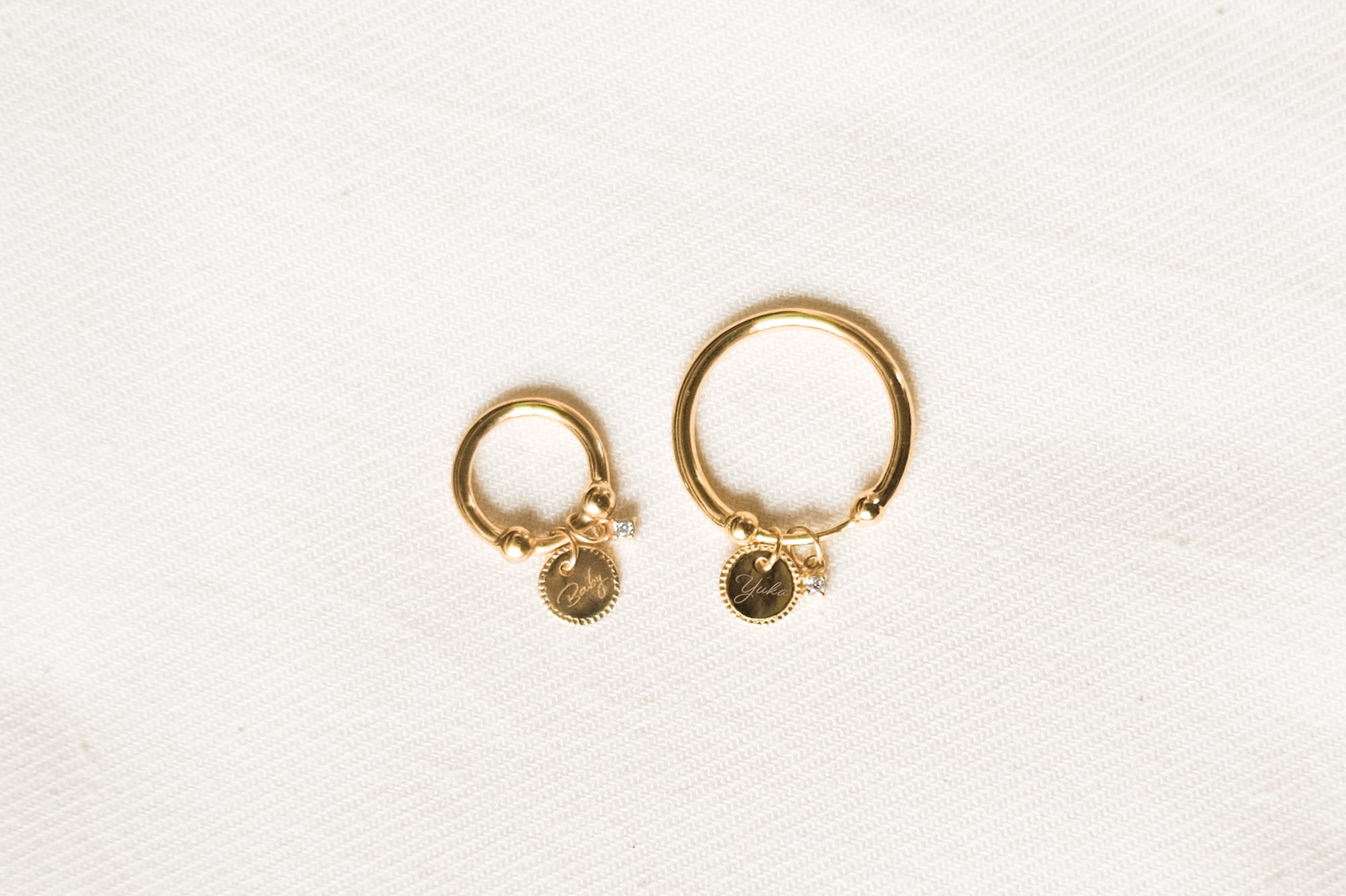 mom&baby pair ring - (K10,K18,Pt900)