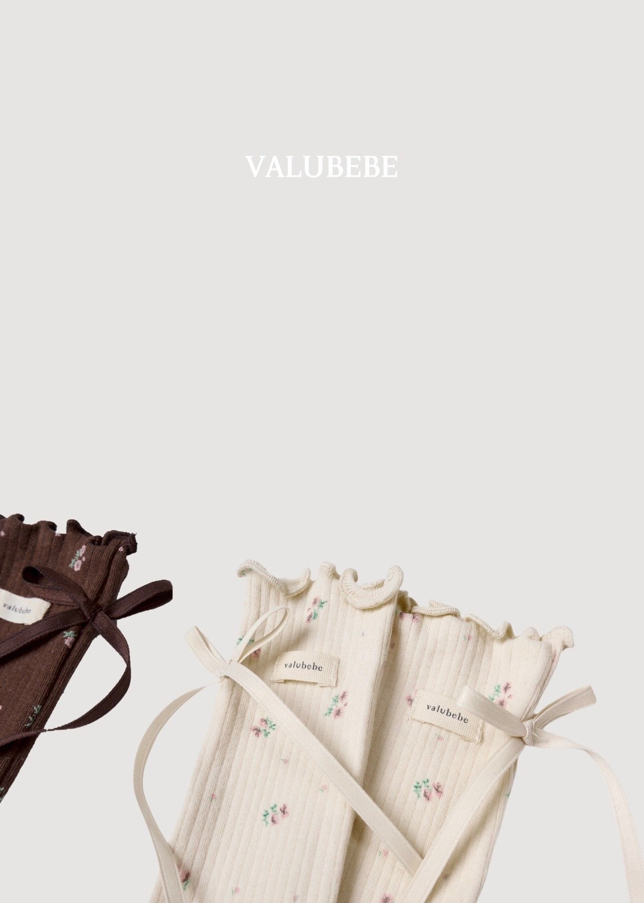 送料無料【予約】/ フローラルフラワー靴下 / valubebe