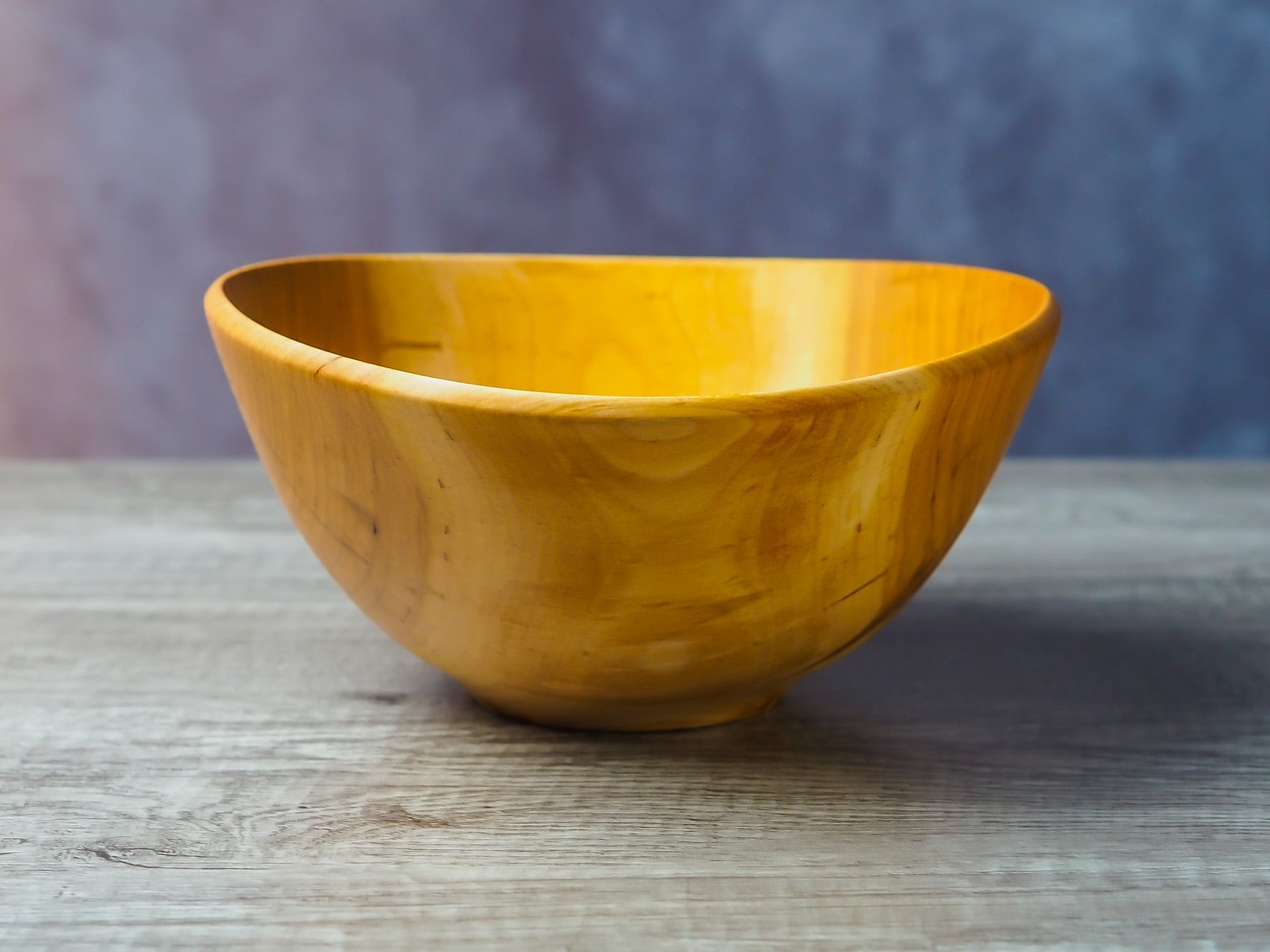 山桜 ウッドボウル19cm no.2（サラダボウル）／Canaria Wood Works