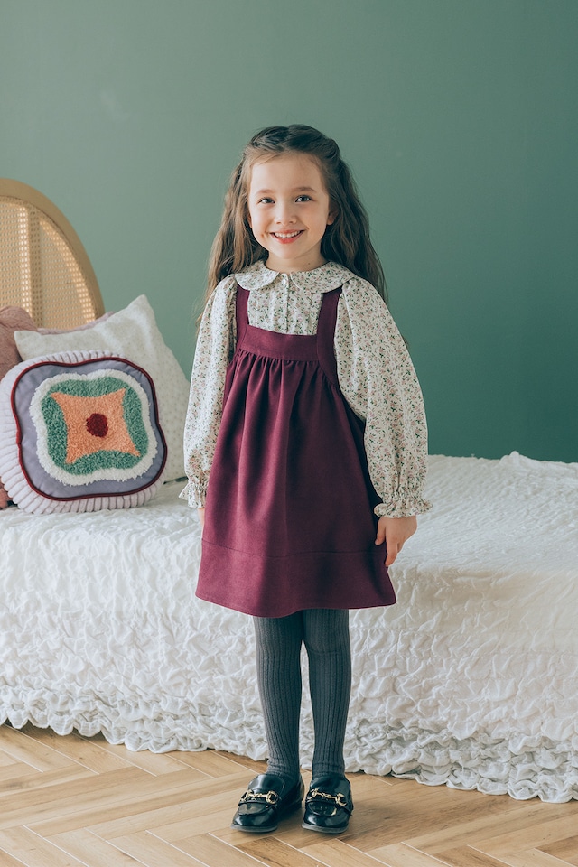 バッククロスジャンパ-スカート〈Purple〉