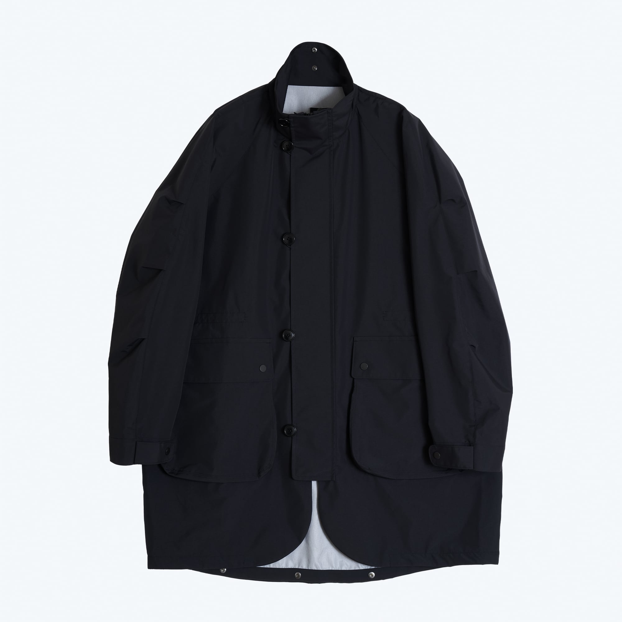 UNTRACE”TRANSFORM 3 LAYER JACKET BLACK” | Lapel online store