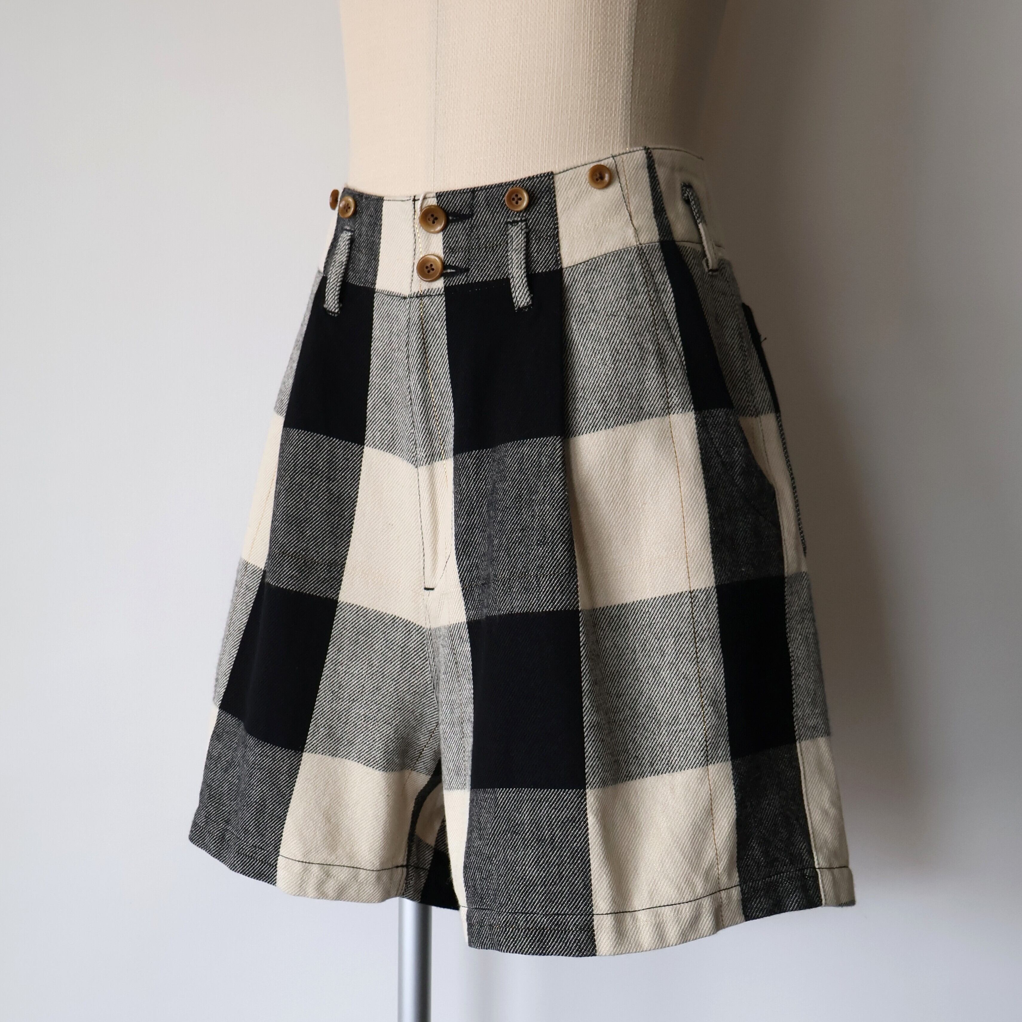 Gurank “ Checkered shorts ( Black/White ) | H.inch/アッシュインチ