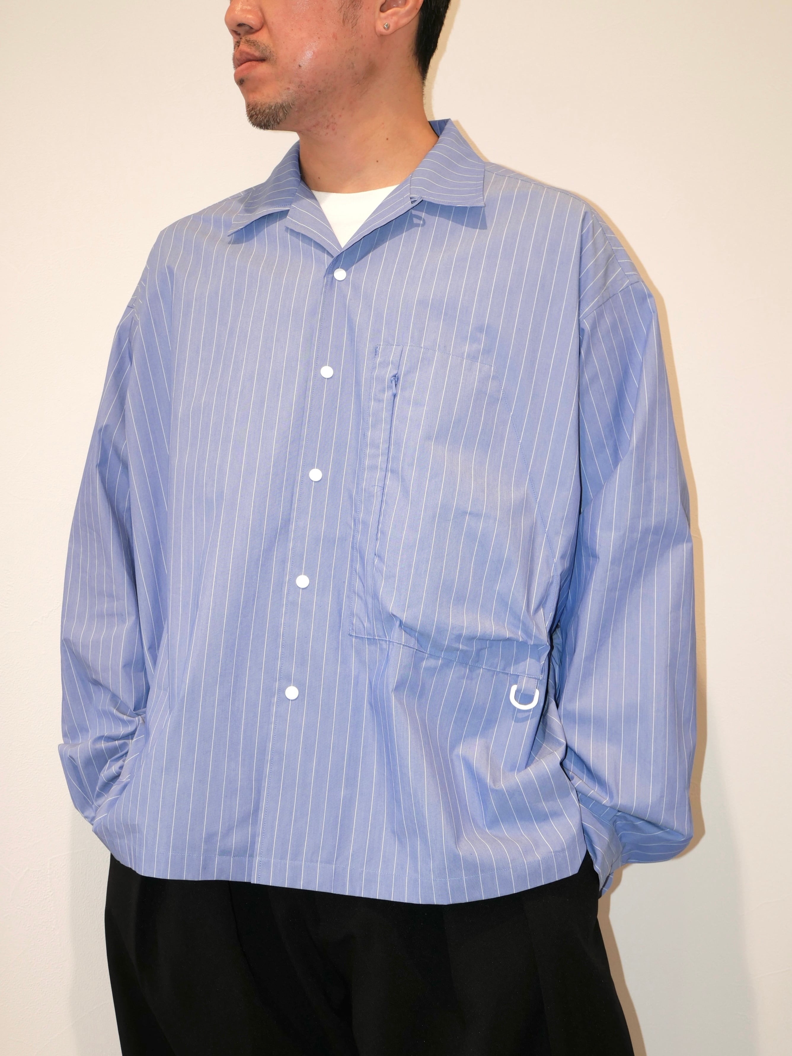F/CE. OPEN COLLAR SHIRT / オープンカラー シャツ F/CE. RECYCLE OPEN COLLAR SHIRT | CONSTRUCT1