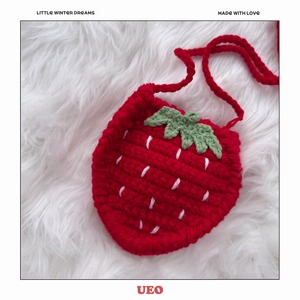 UEO［取寄］strawberry knit bag 26winter