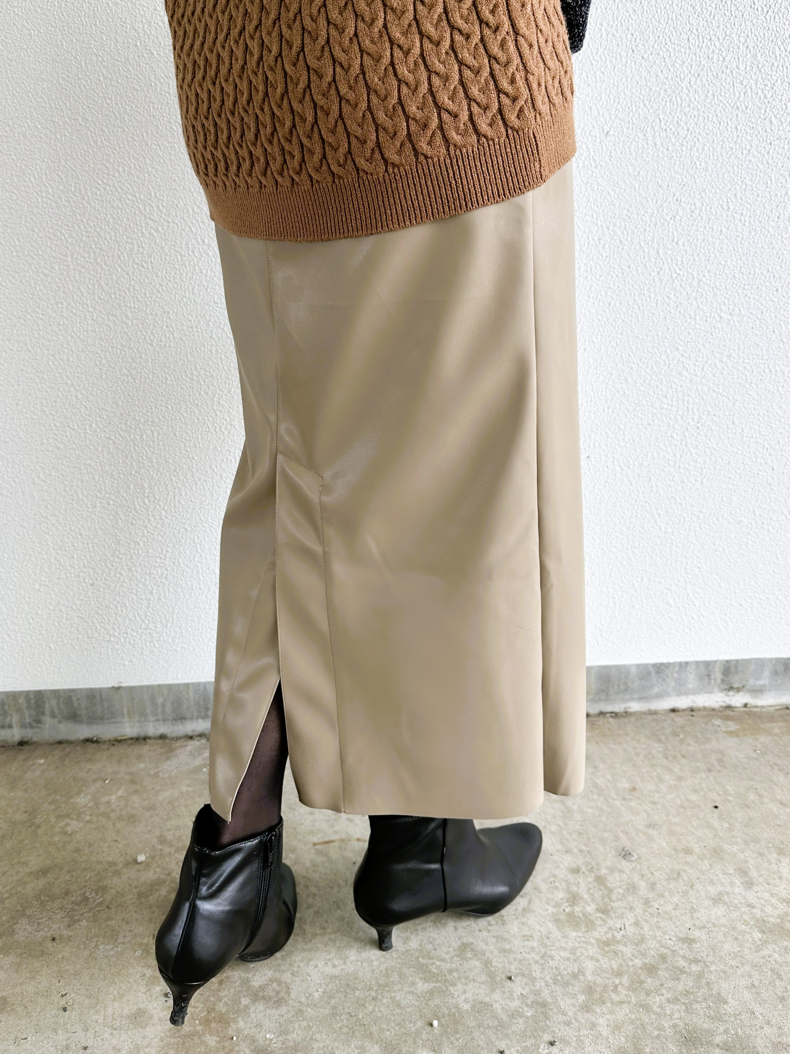 9286KT】エコレザーナロースカート (9111-57037) | 9286 Fashion Lab