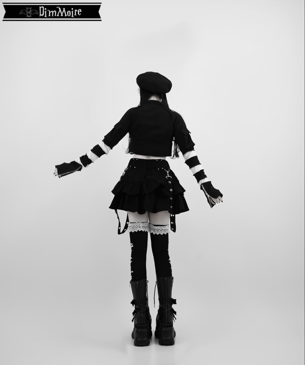 PUNKフリルミニスカートII【Black】 | DimMoire