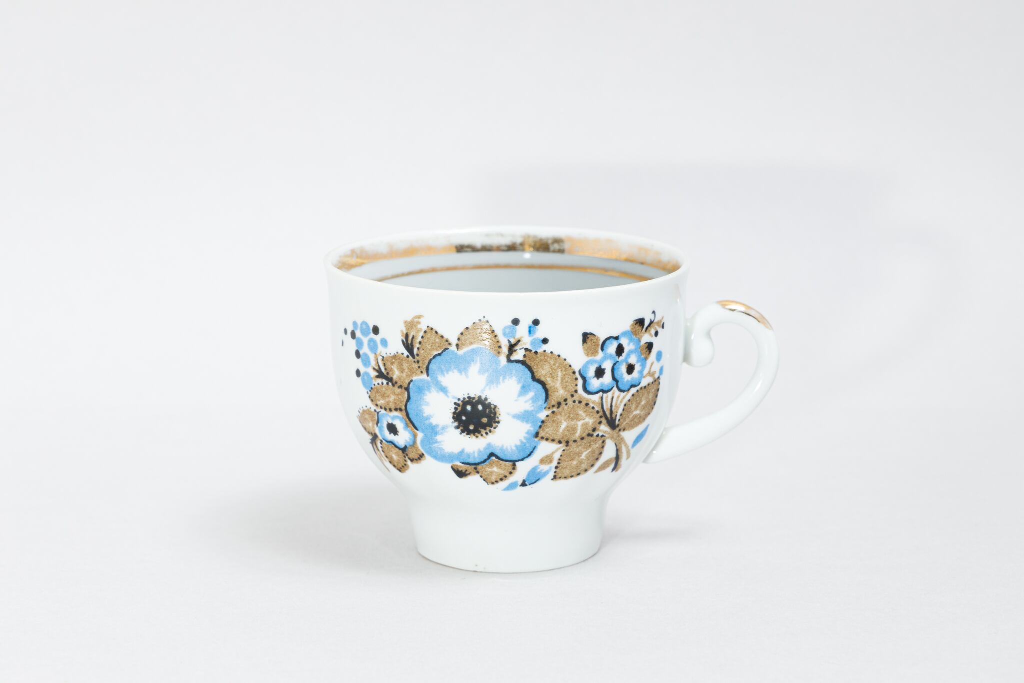 ヴィンテージ ケシの花のカップ バラニフカ陶器工場 旧ソ連 0345