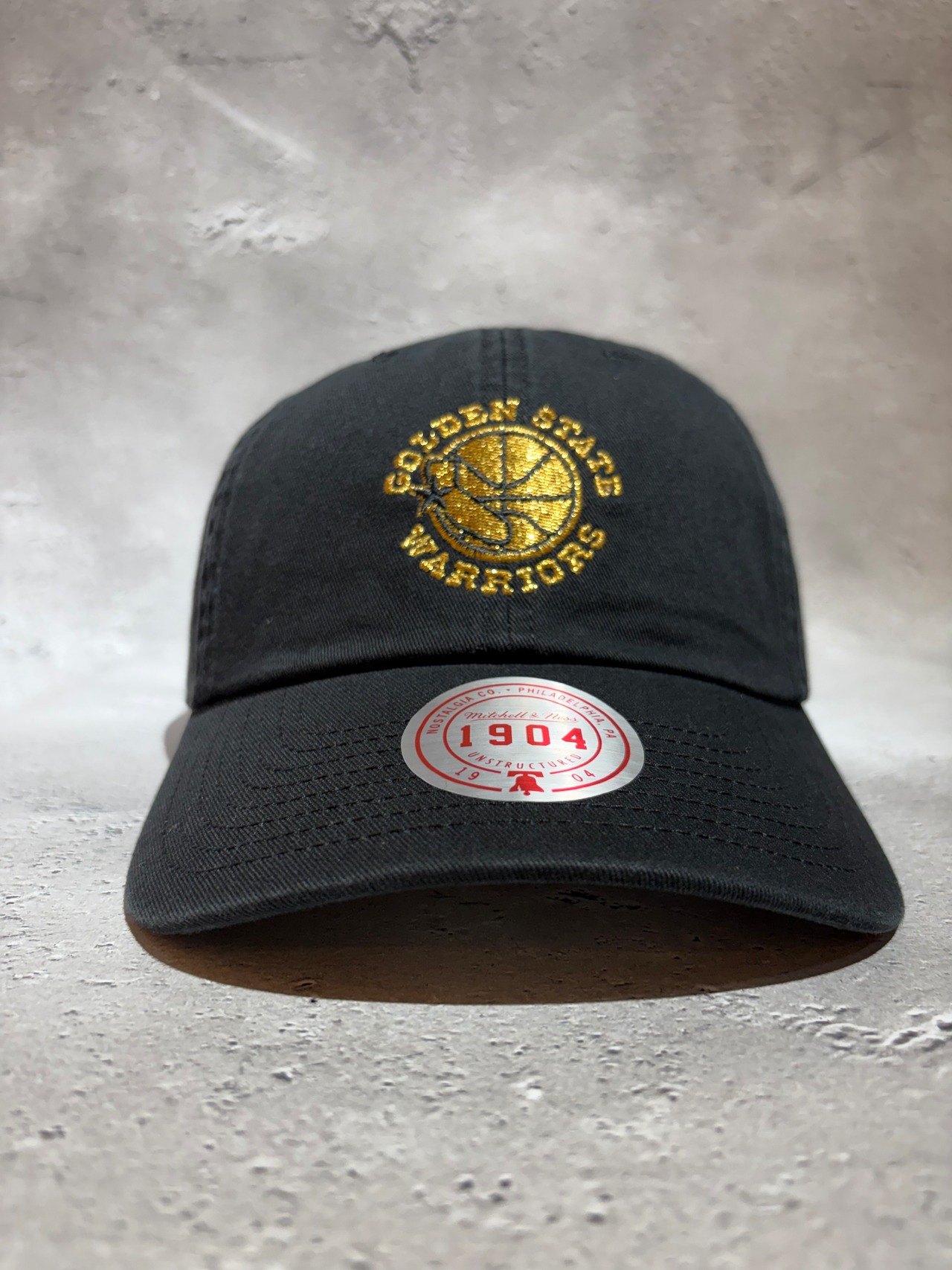 Mitchell&Ness/ミッチェルアンドネス NBA ゴールデンステート・ウォリアーズ キャップ ブラック