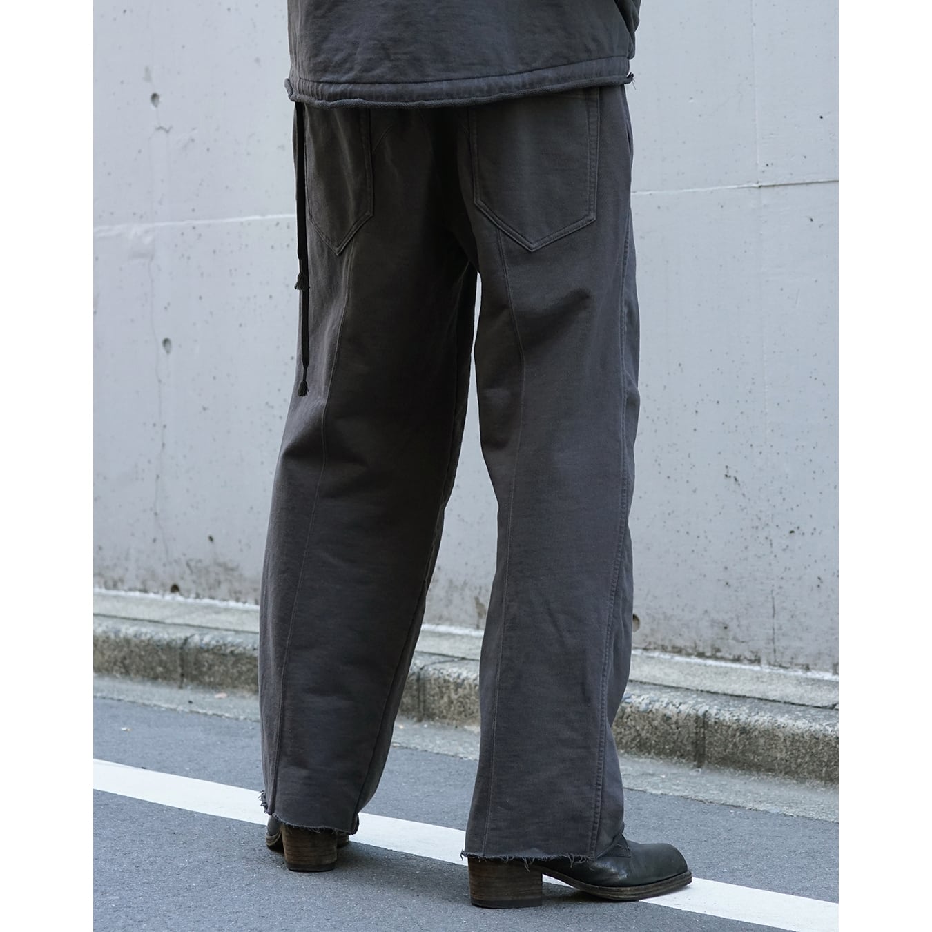 The Viridi-anne] (ザヴィリディアン) VI-3983-04 SWEAT WIDE PANTS