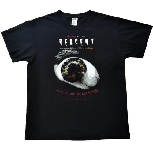 古着 ディセント Tシャツ L 黒 descent ホラー映画T ムービーT *