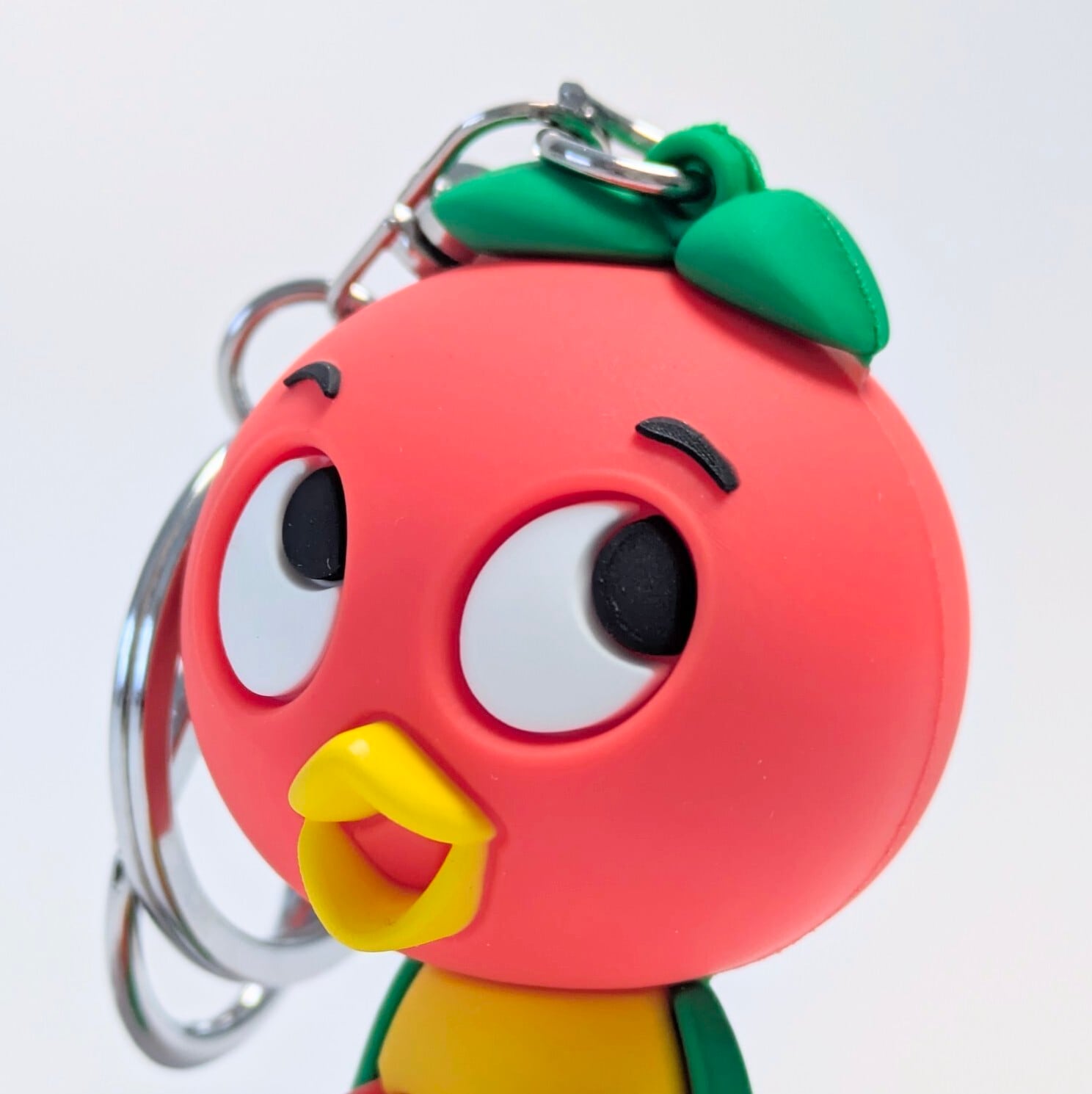 ♧ 【 Orange Bird（ オレンジバード  ） / フロリダ 】 3D Rubber KeyHolder / ラバーキーホルダー / フィギュアキーホルダー〚アメリカン雑貨 アメトイ〛