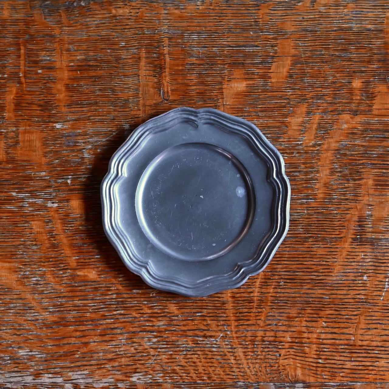Pewter Plate / ピューター プレート【G】〈 お皿・エタン・収納・店舗