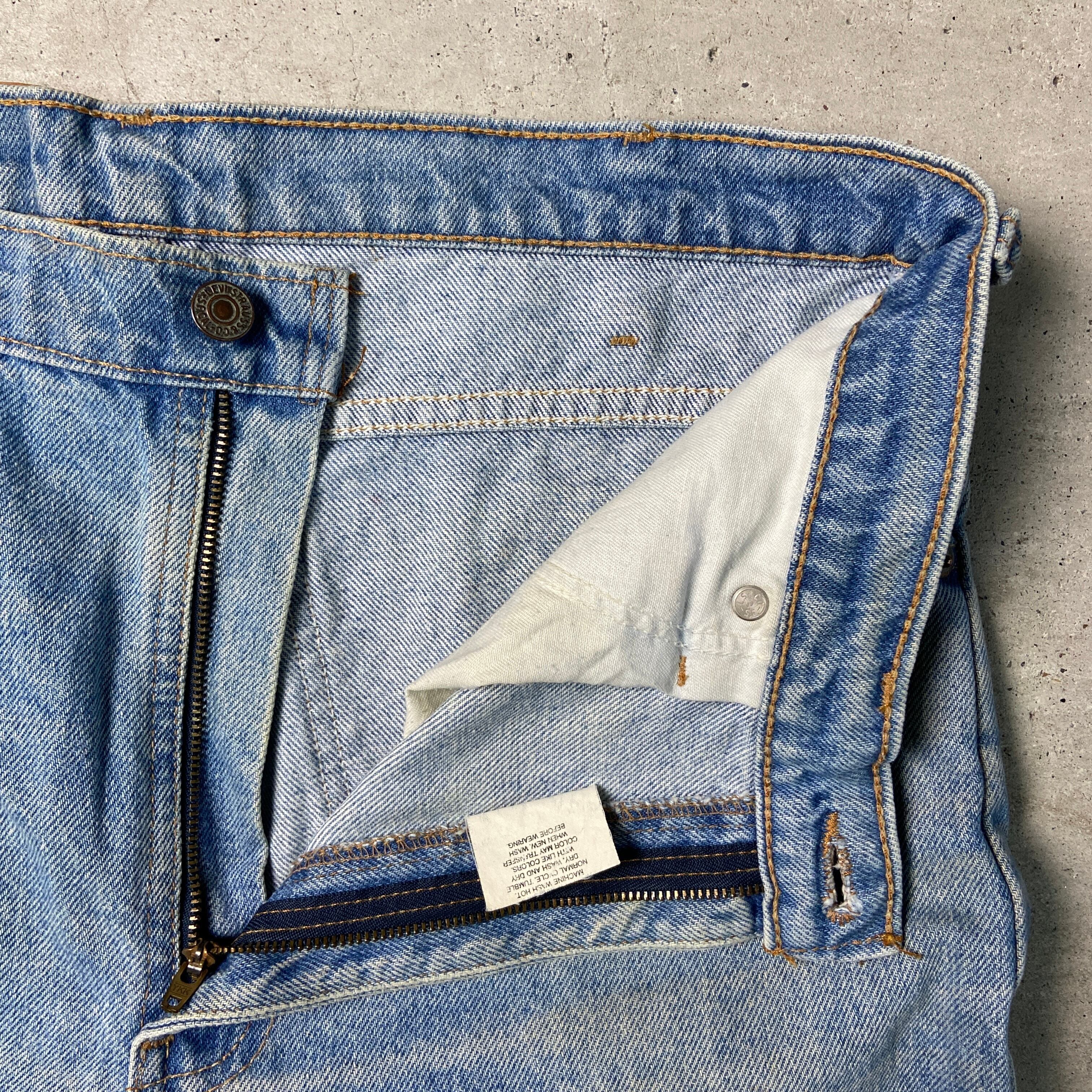 80〜90年代 Levi's リーバイス 505 ストレート デニムパンツ オレンジ