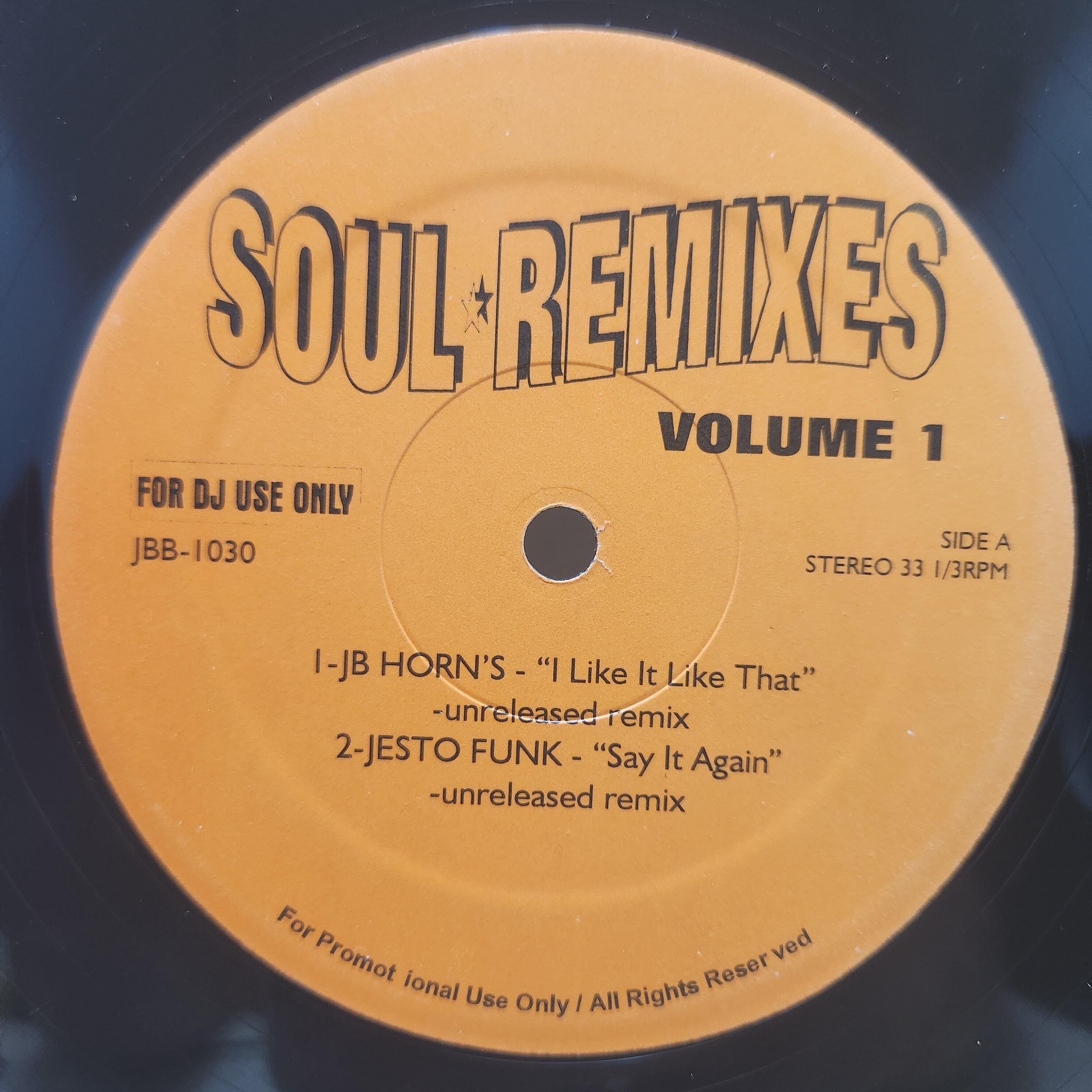 Various / Soul Remixes Volume 1 [JBB-1030] - 画像1