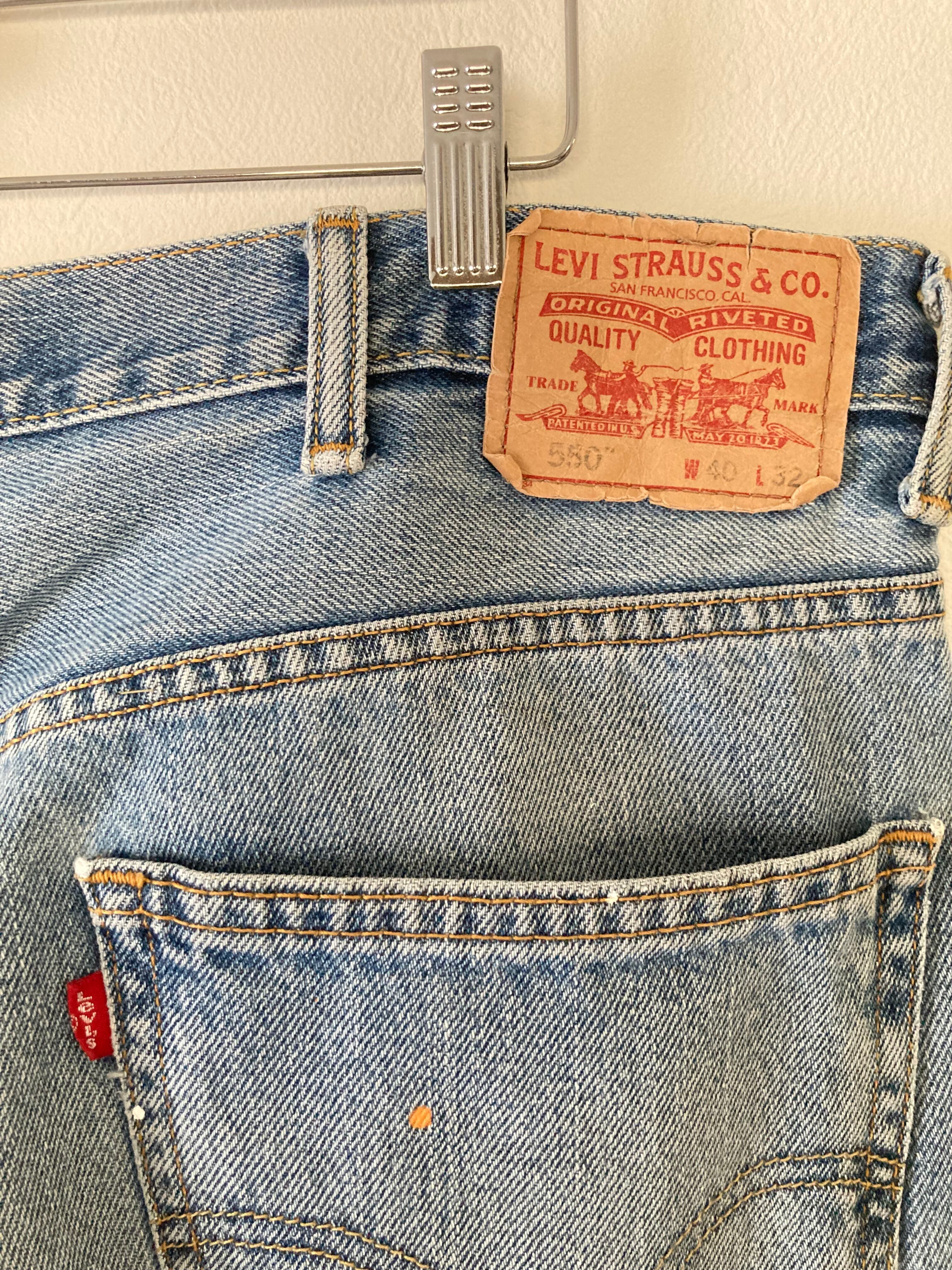 Levi's 550 ペイントデニム ペイントジーンズ | PAY ID