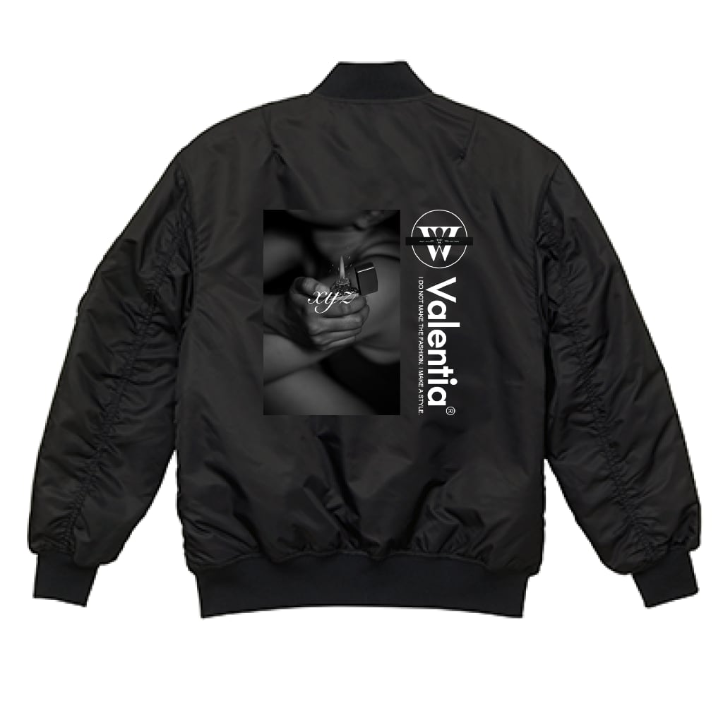 （両面印刷）United Athle タイプ MA-1 ジャケット（中綿入）