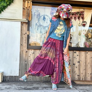 タイダイカラーアラジンパンツ