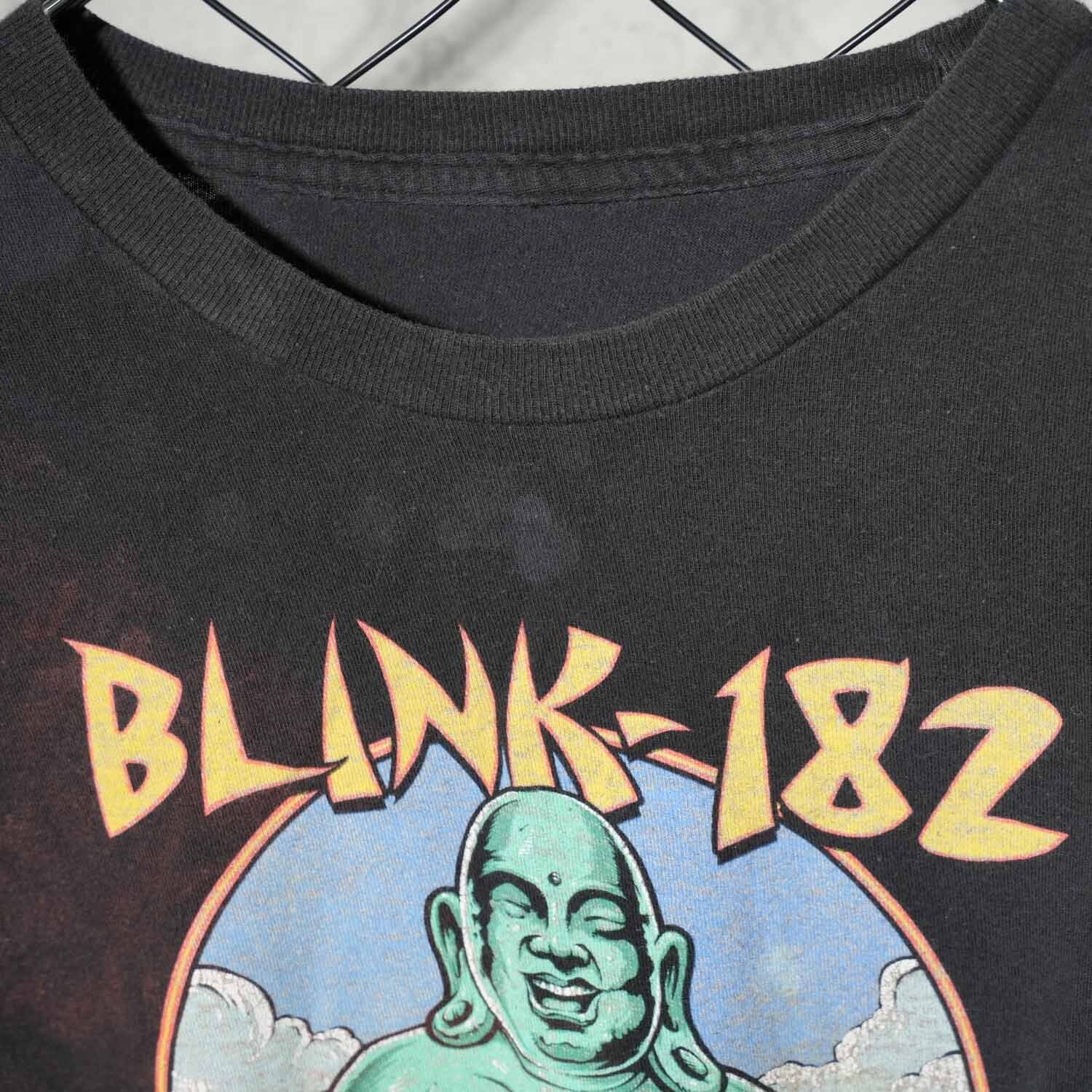 blink-182 ブリンク バンドTシャツ “Buddha” Bleach-Fade Band T-Shirt