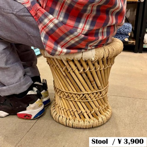 India cane stool インド ケーンスツール 椅子 家具 アジアン