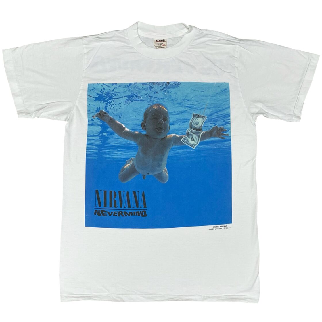 ニルヴァーナ NIRVANA NEVER MIND ネバーマインド 洗い加工 復刻 