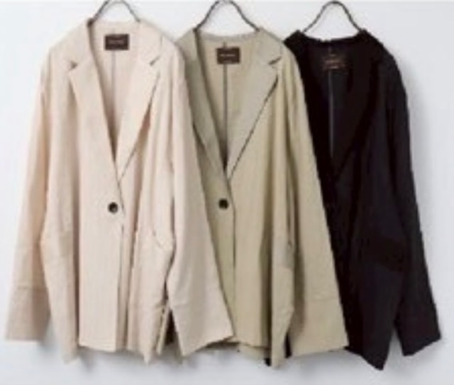 【HUNCH】 スプリングスラブレイヤードシャツ　