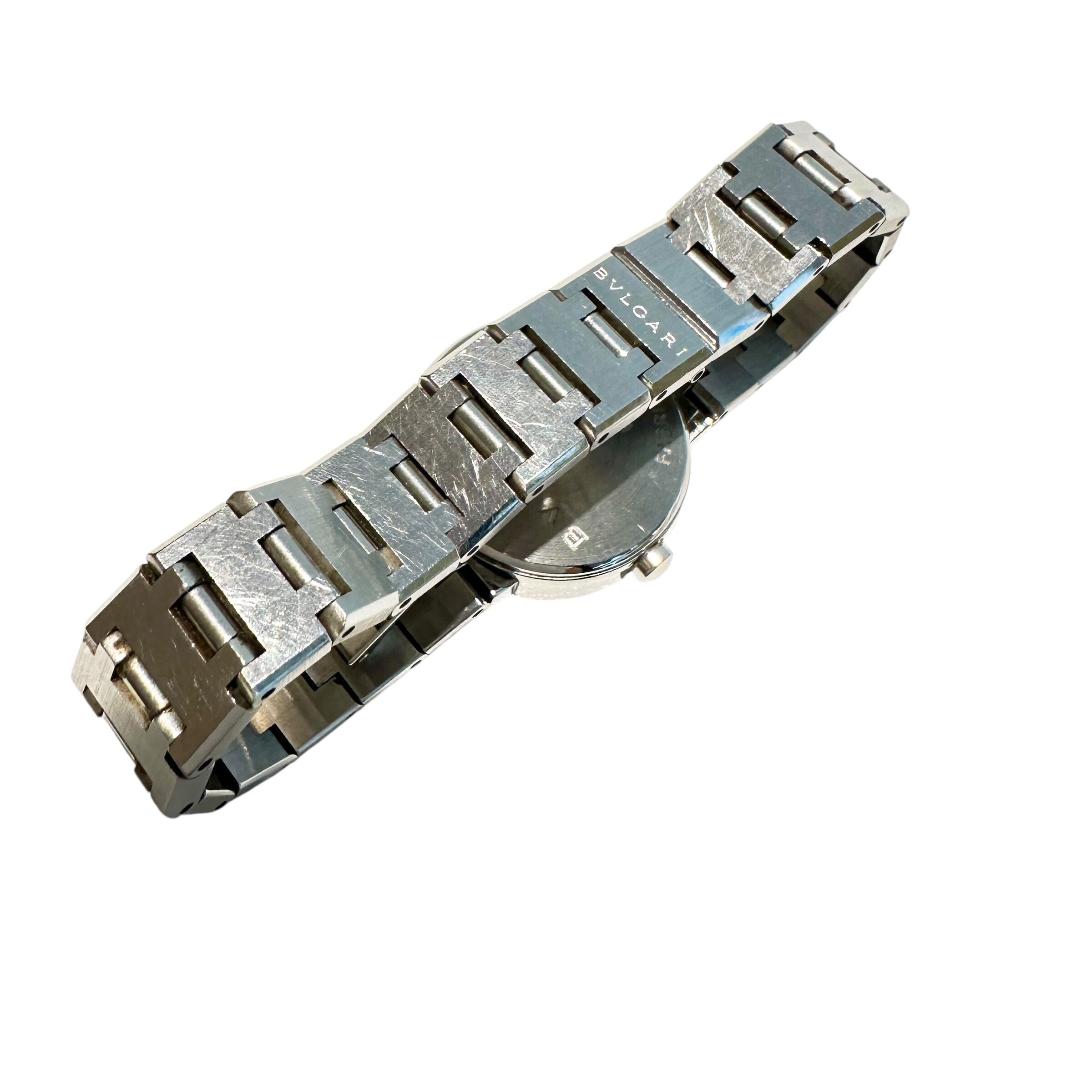 BVLGARI ブルガリBB23SS クォーツ SS ブラック文字盤 腕時計
