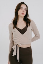 Refined Wrap Top【4 colors】