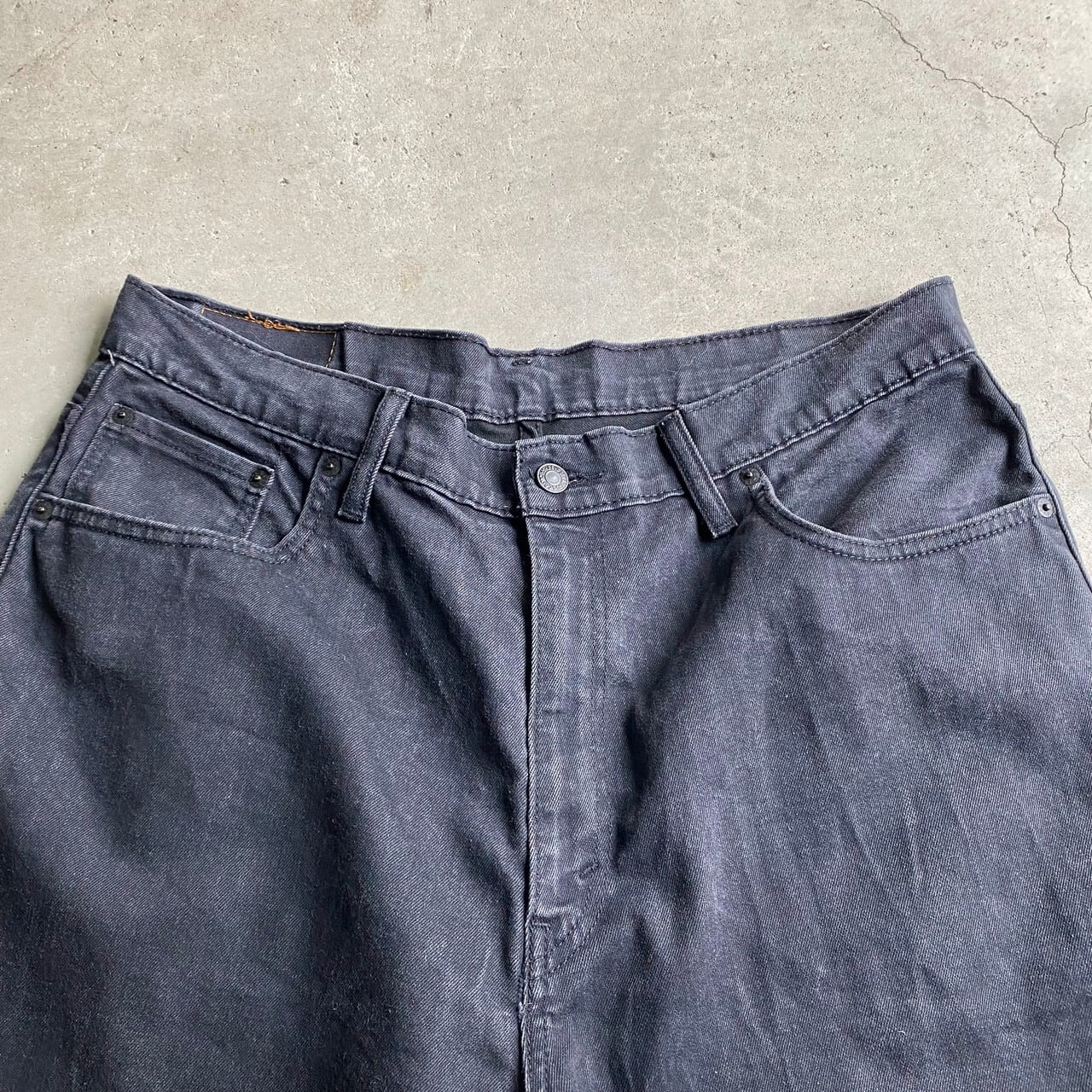 Levi S リーバイス 569 ブラック デニム ショーツ ハーフパンツ メンズw36 古着 黒 ショートパンツ Cave 古着屋 公式 古着通販サイト