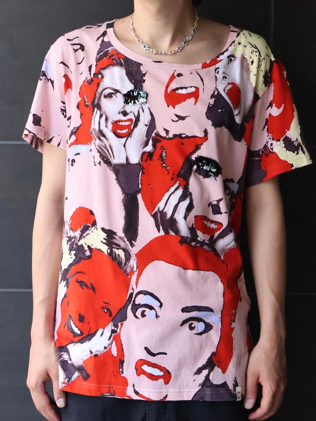 【marc jacobs】graphic design half sleeve top