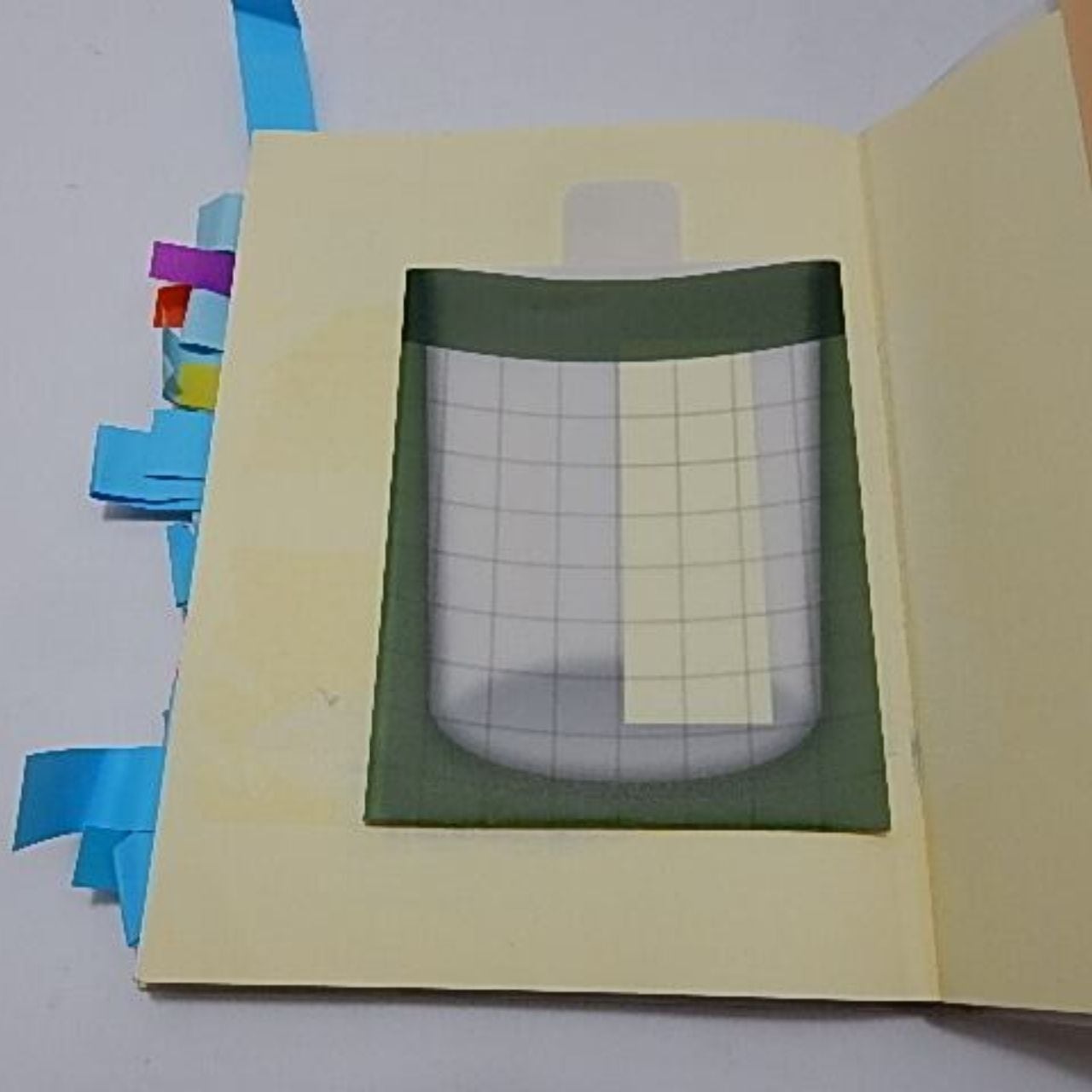 ノートや手帳に貼って使える ふせんのゴミ箱 Lサイズ 3個セット