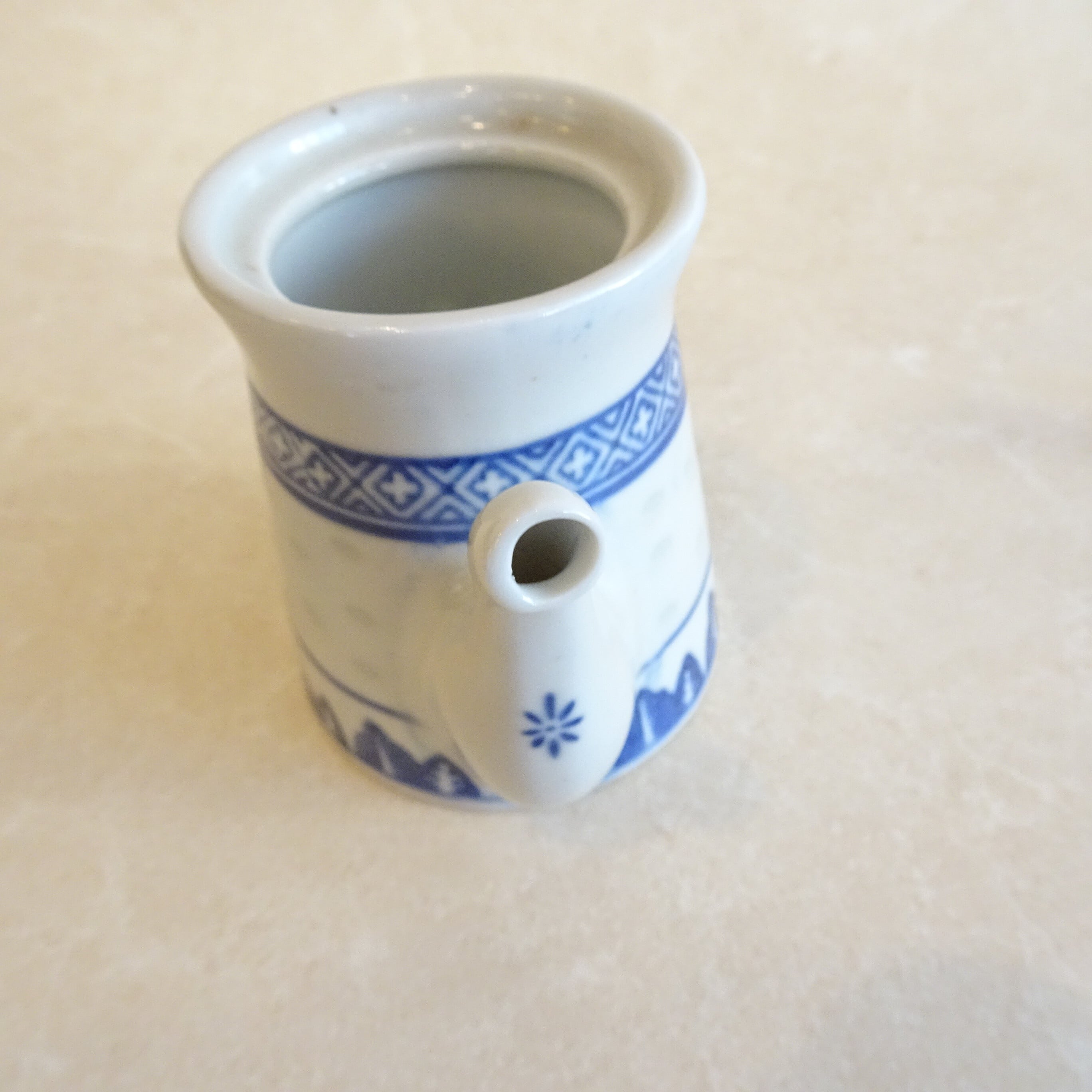 中国・景徳鎮 醤油さし | 純喫茶家具の村田商會