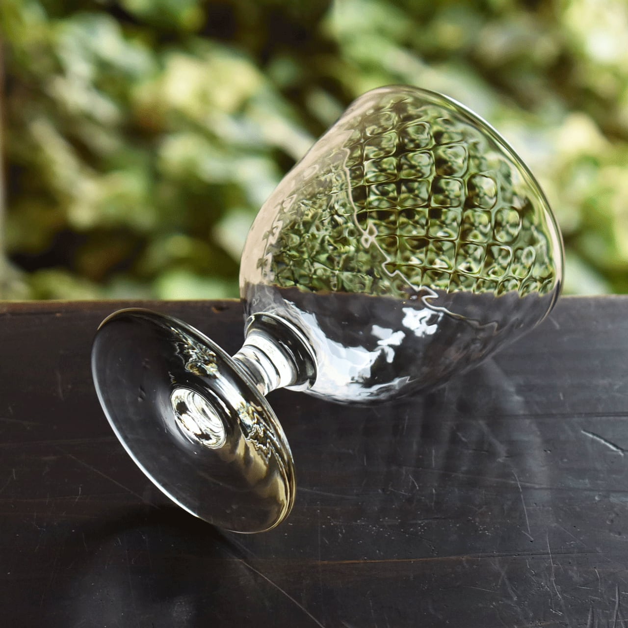 ガラス工房 橙 くるみシードルグラス（ダイヤ） | Pay ID