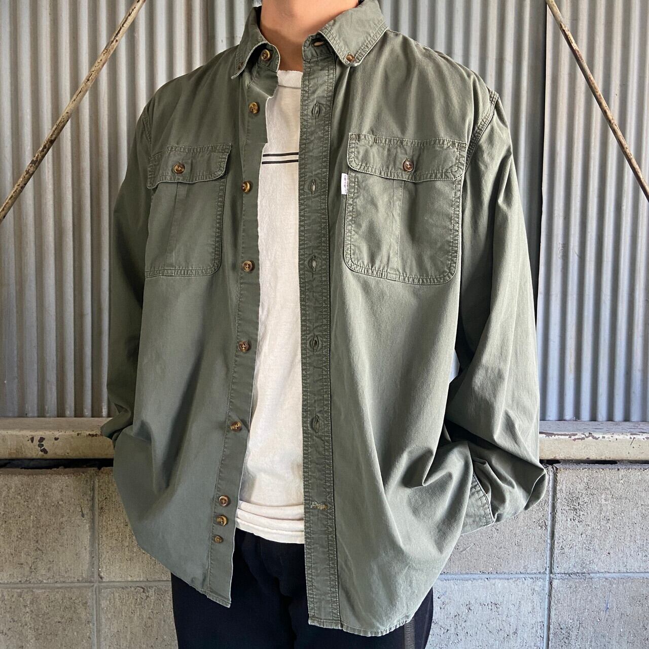 Carhartt カーハート RELAXED FIT 長袖 ボタンダウンシャツ メンズL ...