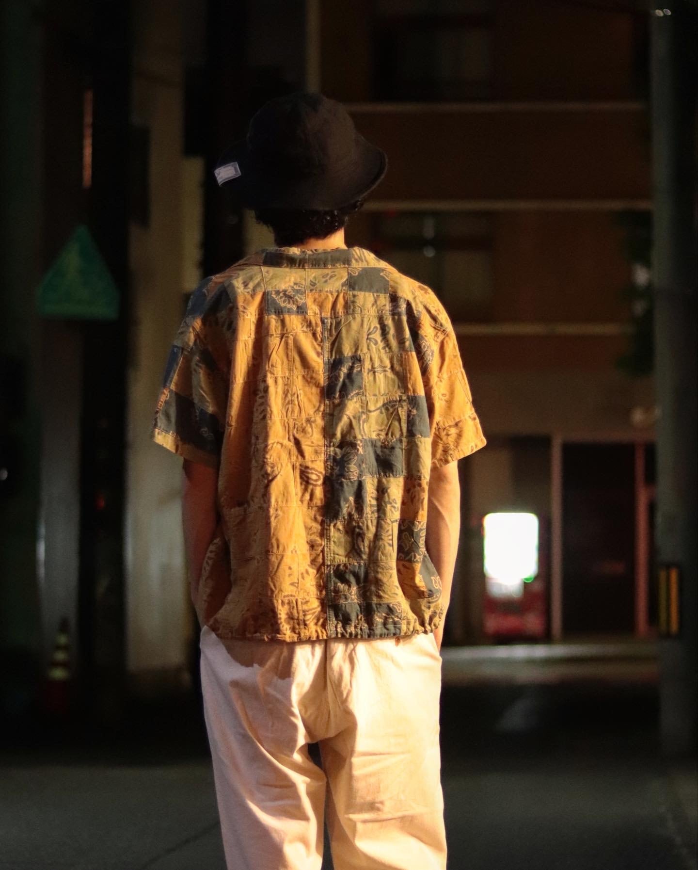ANACHRONORM S/S COVERALL SHIRTS 製品染め 半袖 ANACHRONORM/アナクロノーム S/S PATCH WORK COVERALL SHIRT AN106 | MAMBO