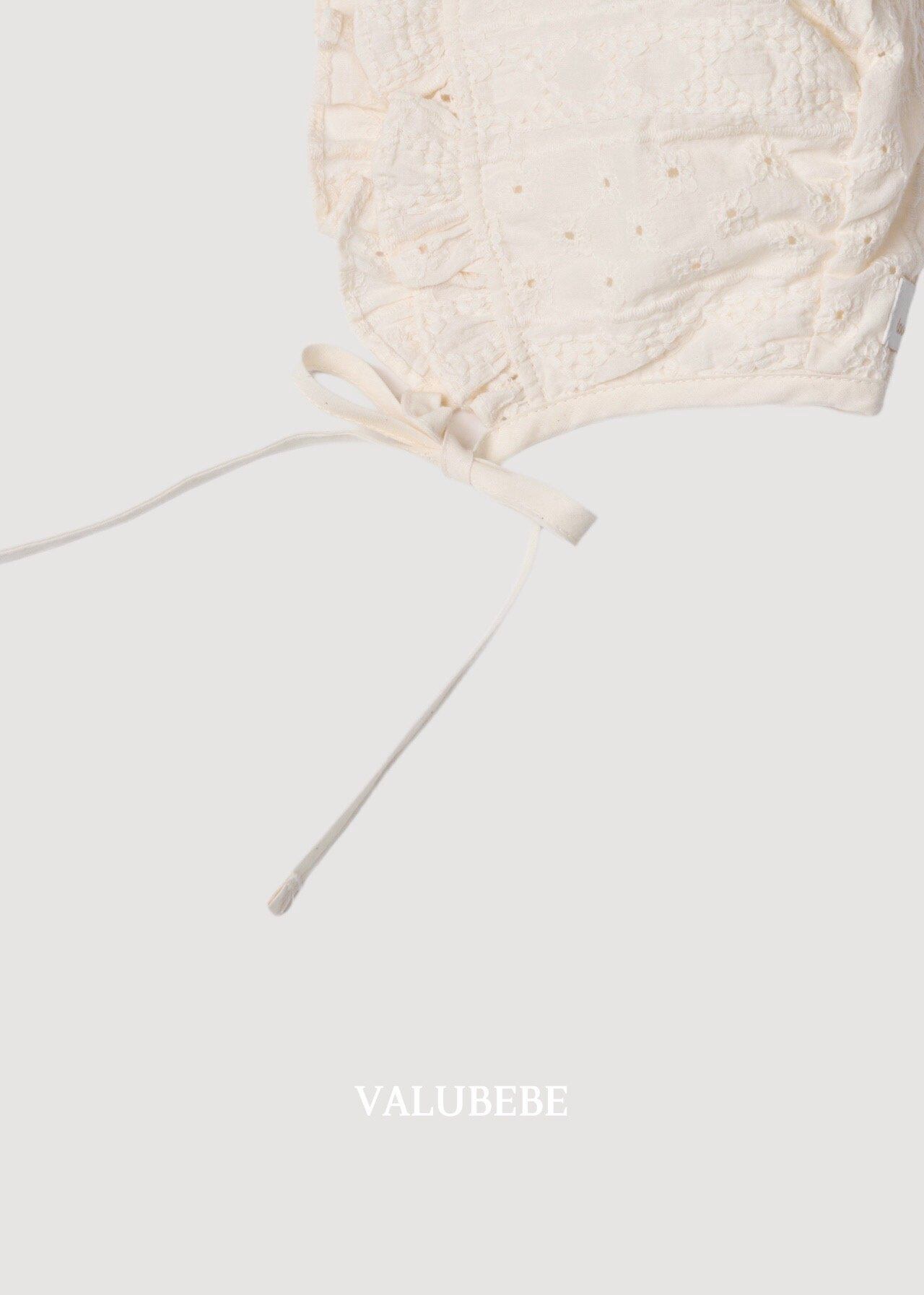 送料無料【予約】/ ミコレースボンネットハット / valubebe