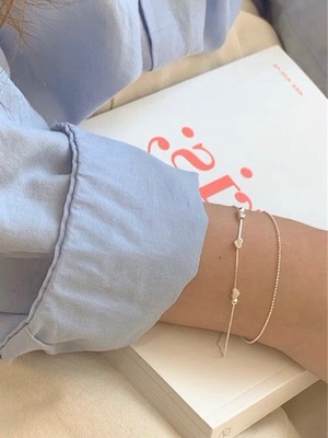 【即納商品】dainty double bracelet
