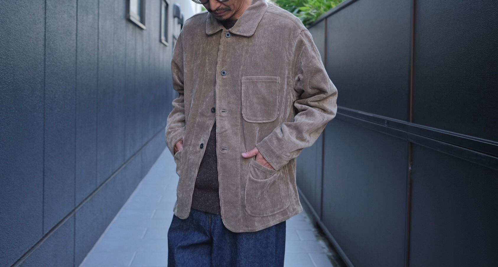 evan kinori エヴァンキノリコーデュロイジャケットジャケット