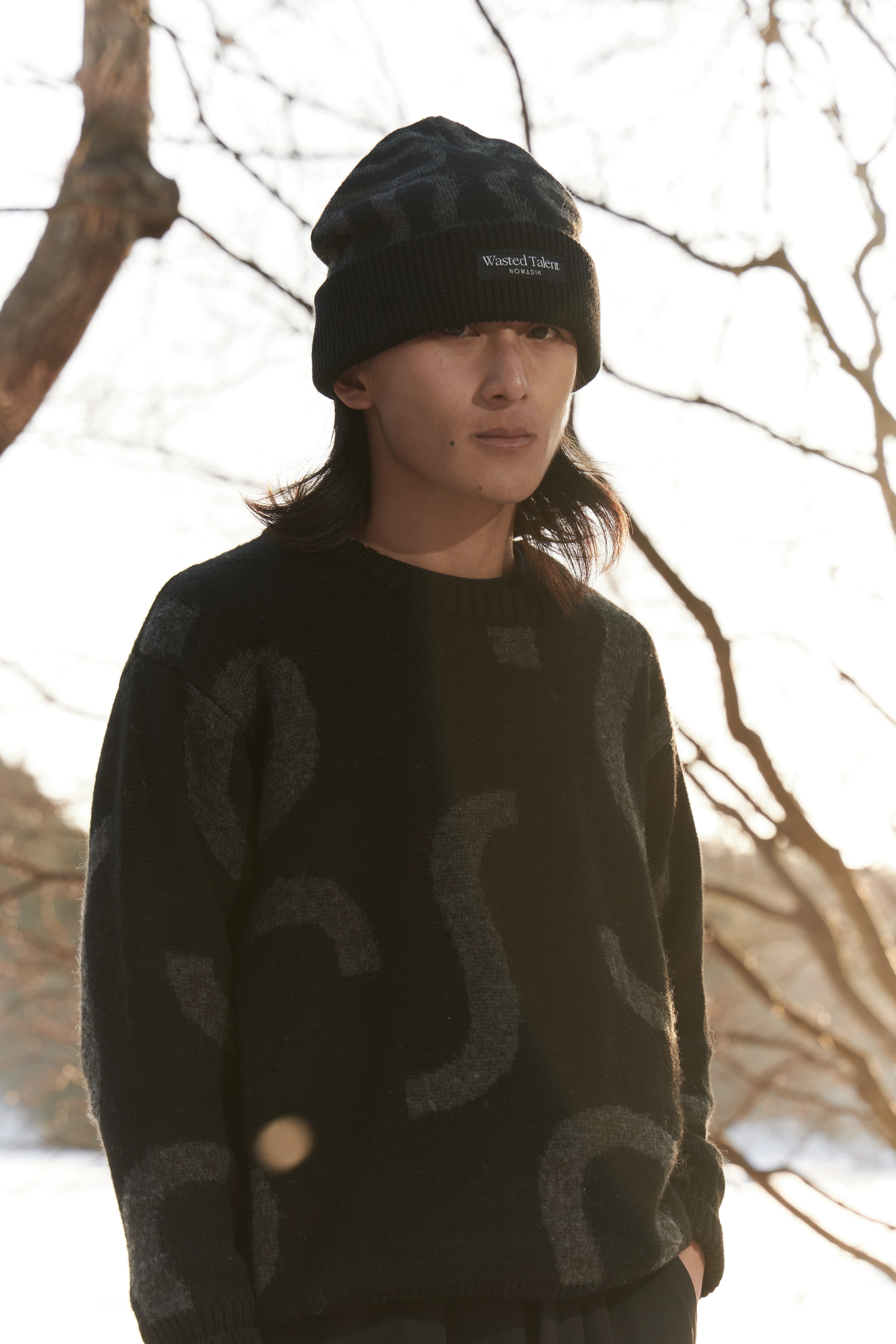 WTJACQUARDBEANIE 【NOMADIK×WASTED TALENT】 WT JACQUARD BEANIE 【NOMADIK×WASTED TALENT】 | NOMADIK STORE
