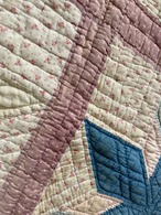 1930’s USA Antique Patchwork Quilt Coverlet