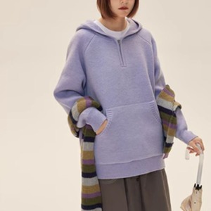 Knit hoodie M12730