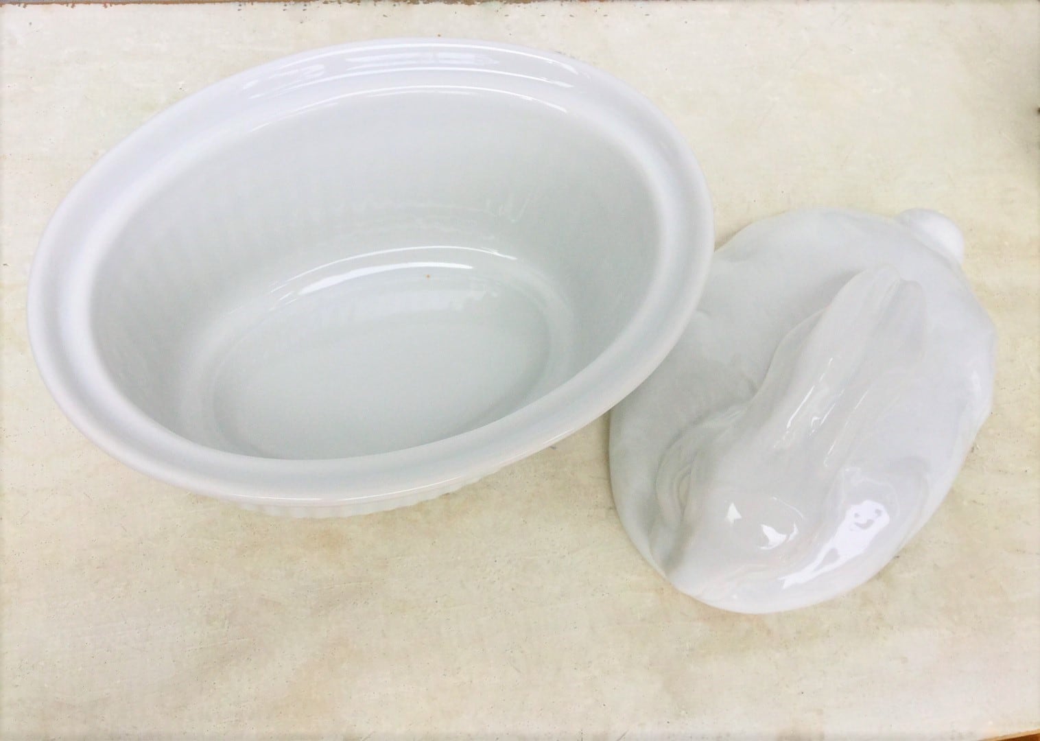 白磁 うさぎのふた付き容器 | 優しいナチュラルカントリー雑貨と食器