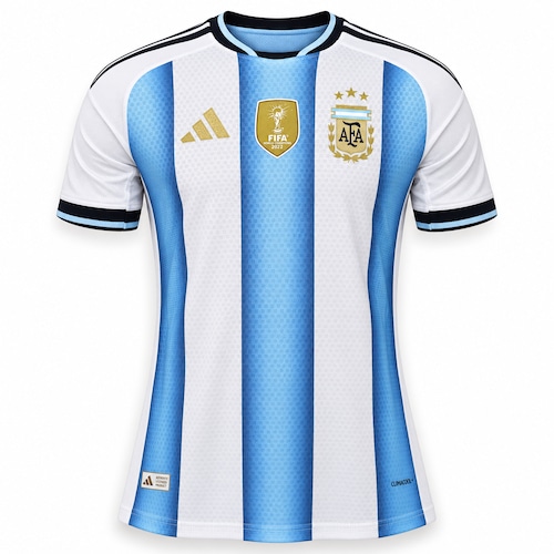【お取り寄せ】アルゼンチン代表 2026 ホーム サッカーユニフォーム ネーム 背番号 カスタム可（プレイヤーバージョン）