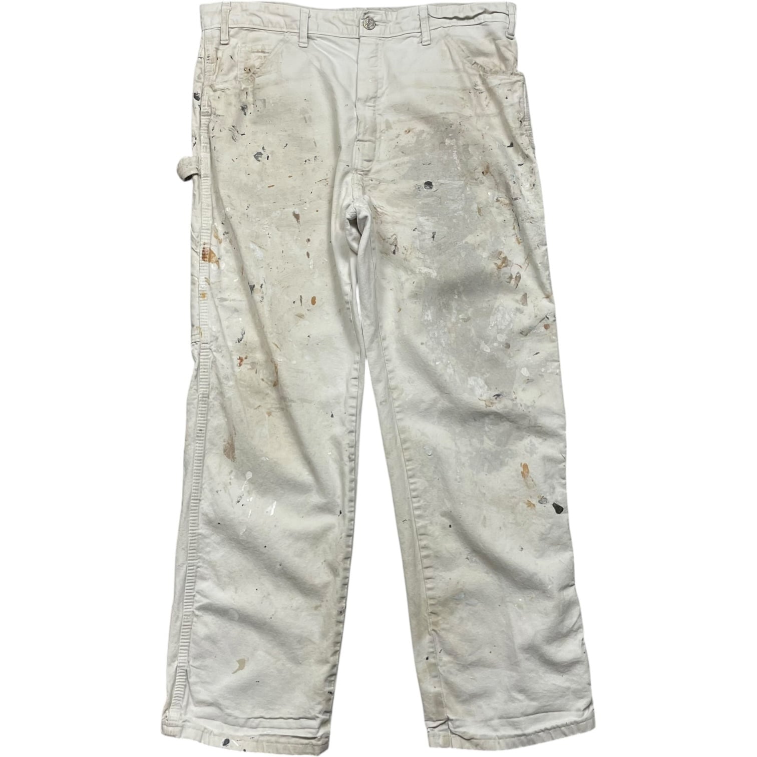 《実寸W36L29》Dickies ディッキーズ ペインターパンツ ペイント ホワイト no.10403