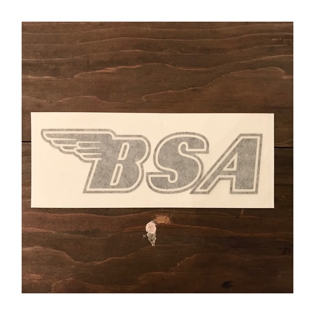 BSA Sticker / Cut To Shape with Outline Gas Tank Sticker 5.5inch #113